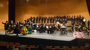 O Concerto de Primavera do campus reúne preto de 400 persoas no Pazo da Cultura